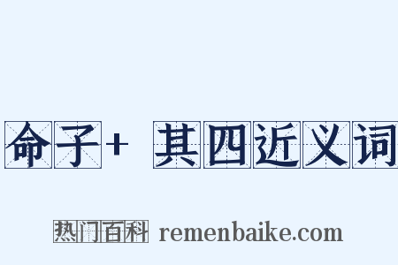 命子+其四近义词是什么意思的图片